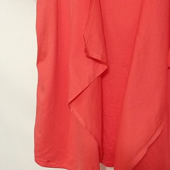 6 by six shirt cardigan attached waterfall - Picture 2 of 5